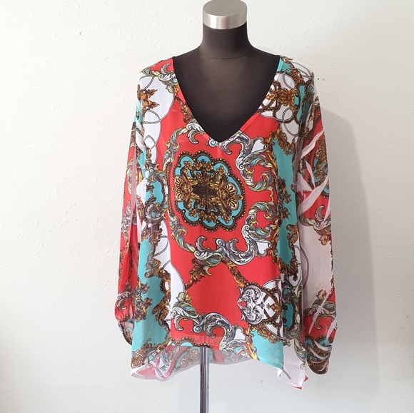 Retro Apparel Tunic Top Blouse - Picture 4 of 8